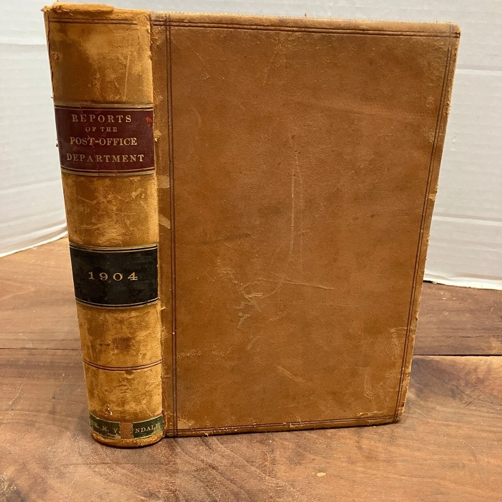 Reports Post-Office Department 1904 US Government Printing Office History